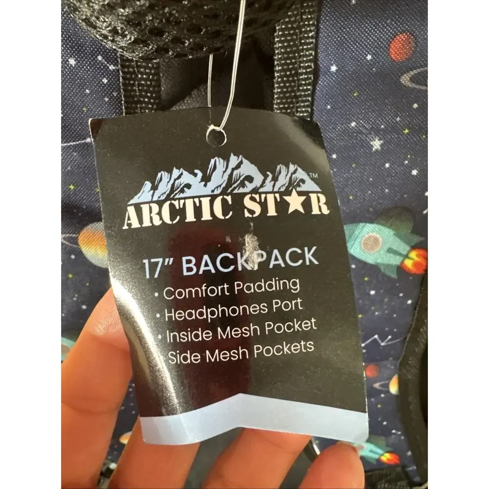 Planet Sun, Moon, And Stars Backpack Three Compartment Boys Or Girls